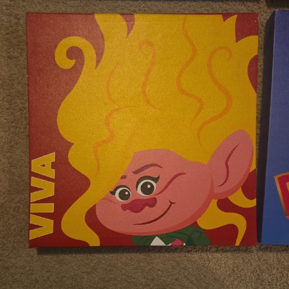 Trolls Canvas Wall Art Set - Picture 4 of 5